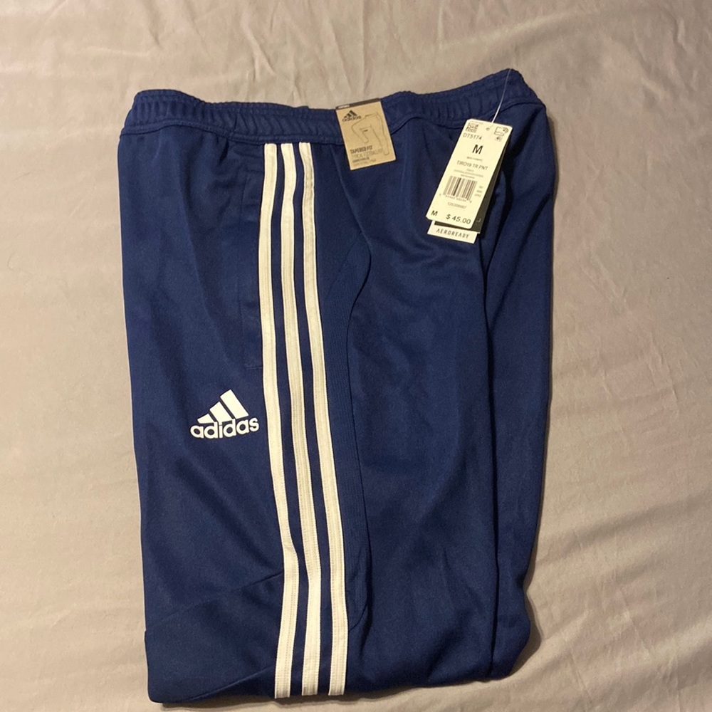 Mens adidas Tapered Fit Trio19 pants